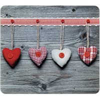 Los mejores  - WENKO Placa multiusos Corazones - para cocinas de vidriocerámica- Vidrio endurecido- 56 x 0.5 x 50 cm- Multicolor